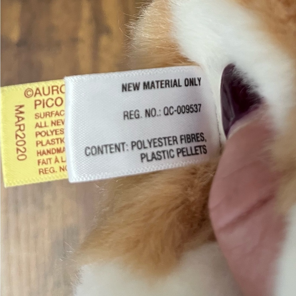 Aurora Miyoni Corgi Plush Dog Stuffed Animal Realistic Puppy Toy - Picture 8 of 8